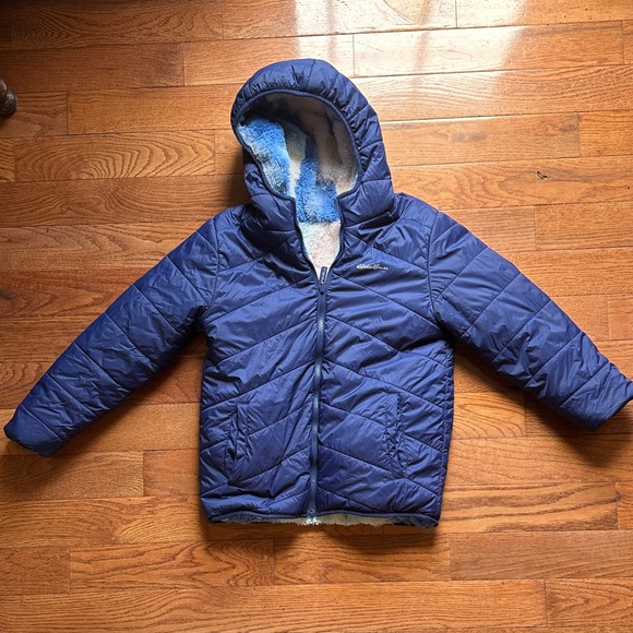 Eddie Bauer Kids Navy Puffer Jacket - Picture 1 of 6